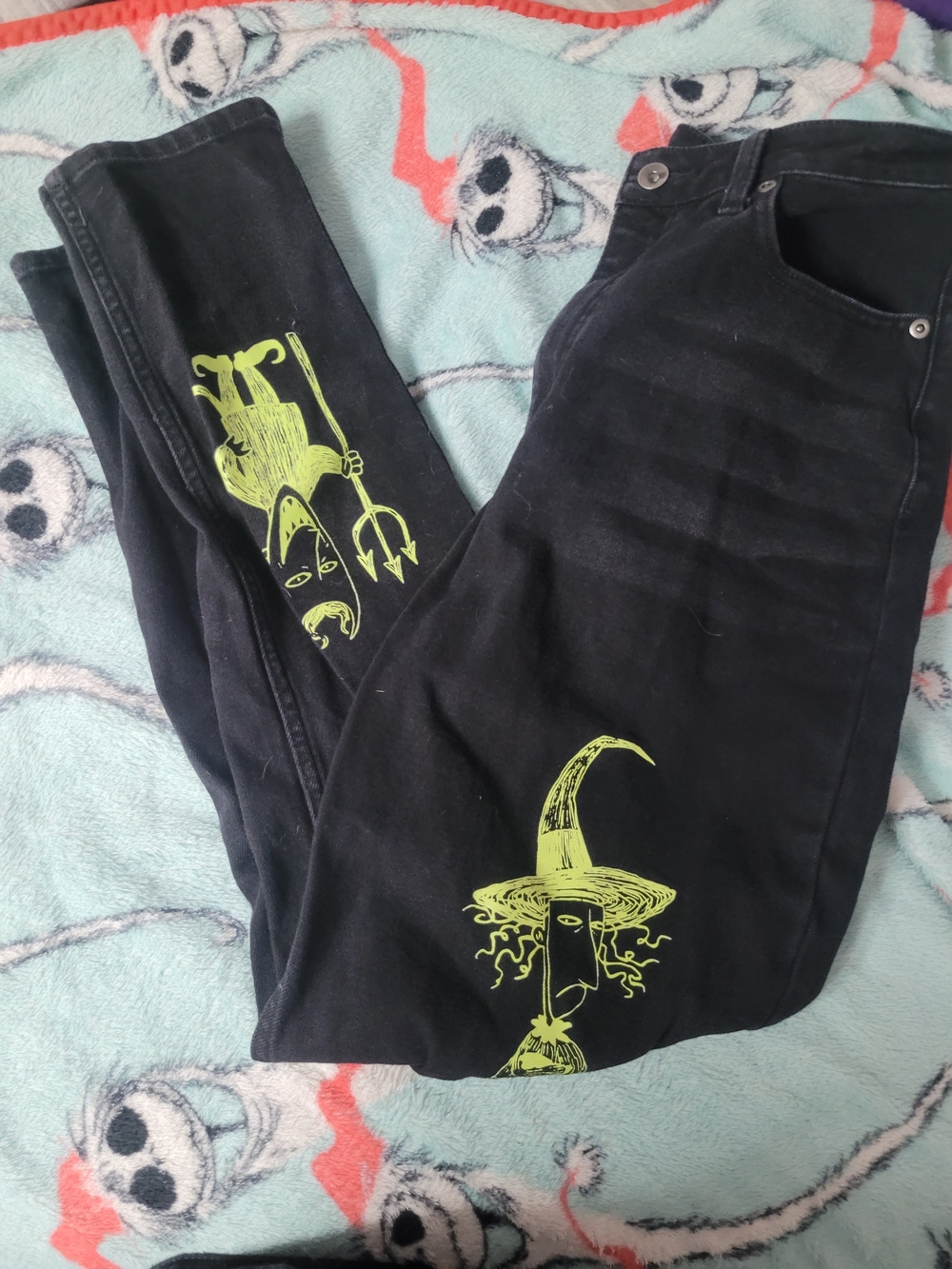 Her Universe Black Skinny Jeans with Nightmare Before Xmas